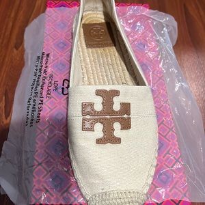Calf leather tory Burch espadrilles